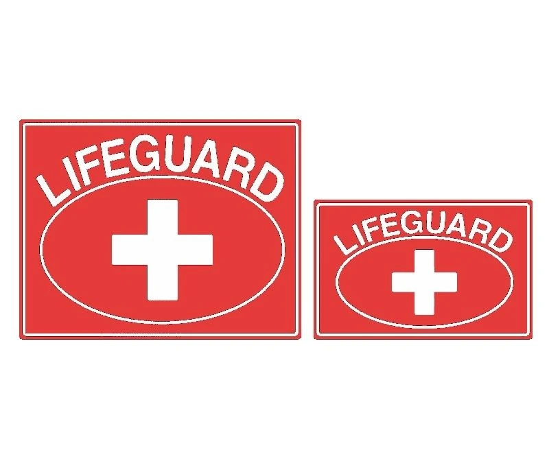 Lifeguard Oval Sign