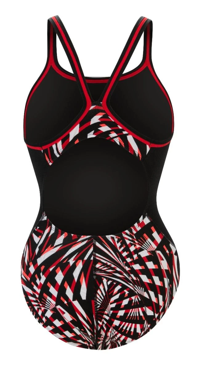 Dolfin Women's Print Color Block DBX Back One Piece - Image 6