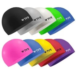 TYR Wrinkle-Free Silicone Swim Cap
